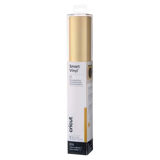 Cricut® Smart Vinyl™ Permanent Shimmer in Gold | 13" x 3ft | Michaels®